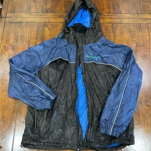 Envirofit Earth Friendly Jacket Men’s Size XLarge Blue / Black Comfy With Zipper